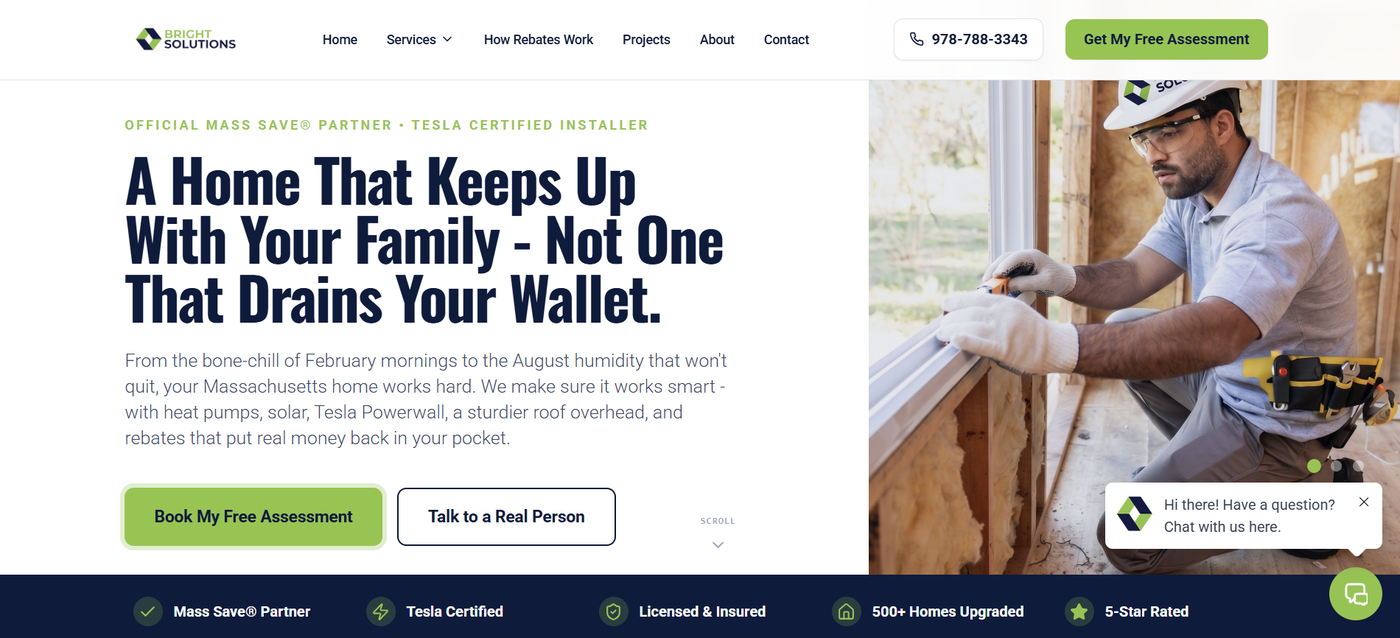 Bright Solutions live site