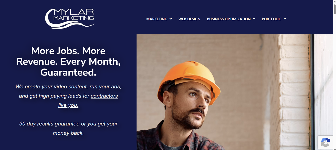 Mylar Marketing live site