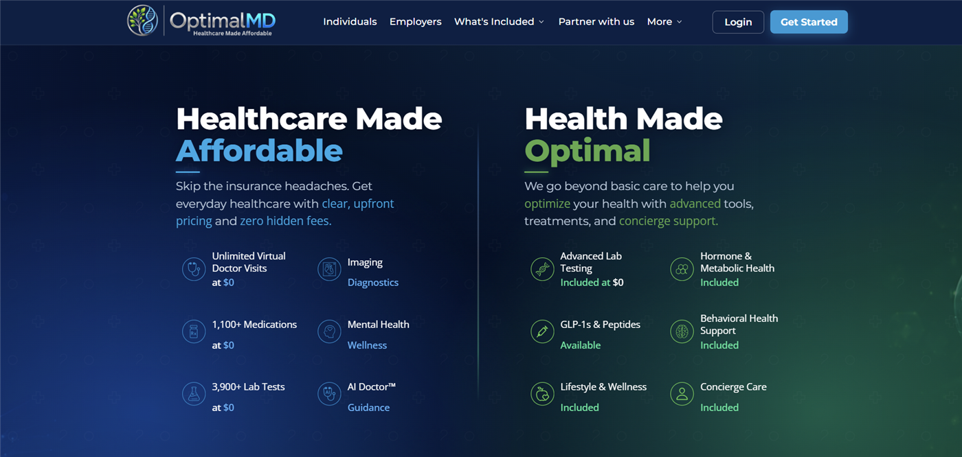 OptimalMD live site