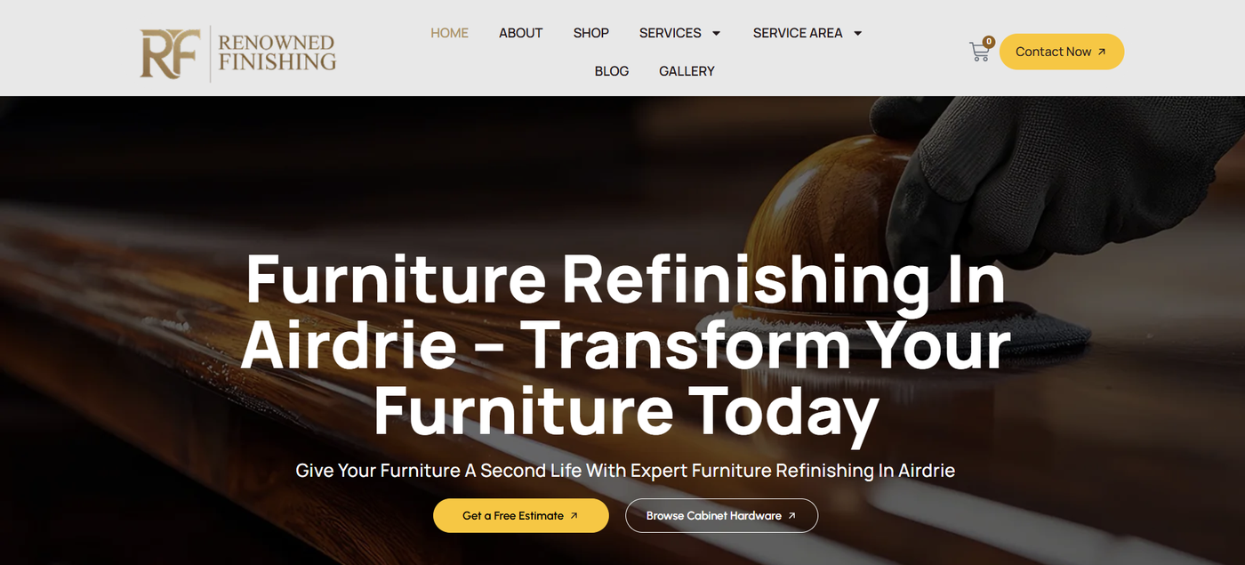 Renowned Finishing live site
