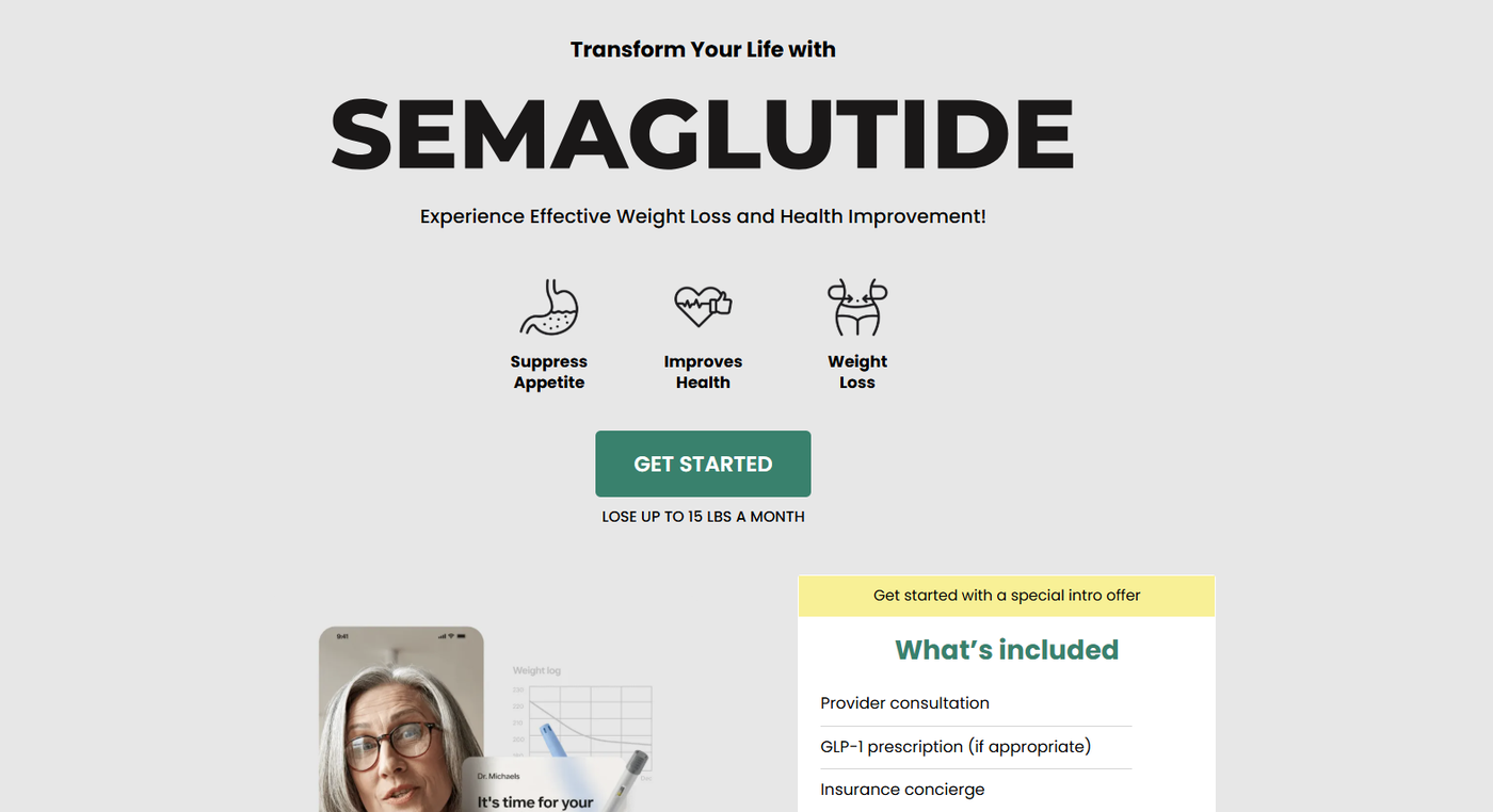 Semaglutide weight loss GHL funnel
