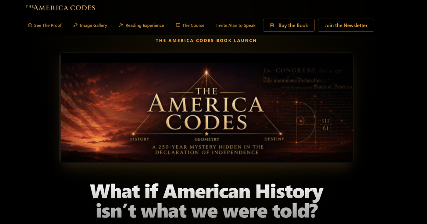 The America Codes book launch live site