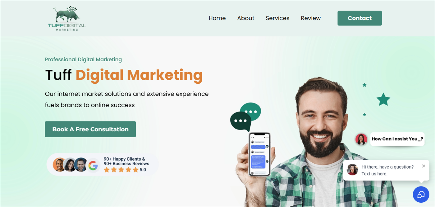 Tuff Digital Marketing GHL funnel