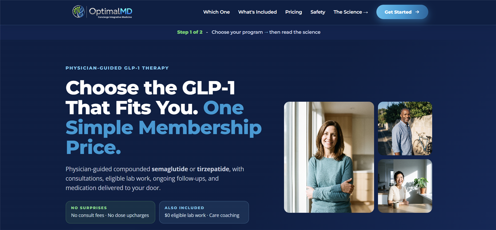 Live custom-coded website built in GHL